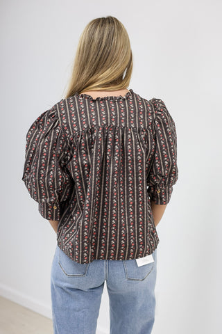 Caught My Eye Floral Blouse