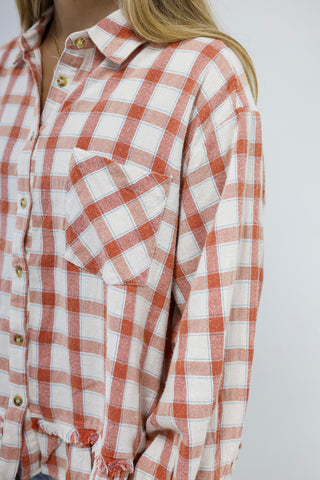 Sweet Southern Comfort Flannel Top