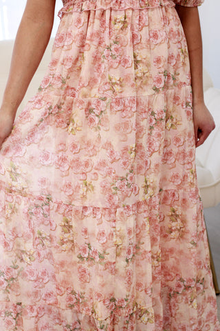 Sunday Dinner Floral Maxi Dress