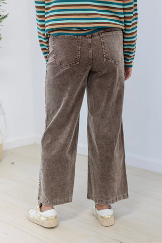 Fall for Me Corduroy Pants in Brown