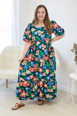 Captured by You Floral Dress