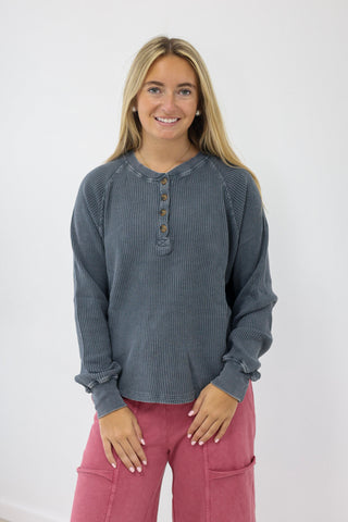 Easy to Love Mineral Washed Top