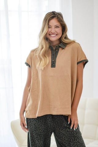 Word Around Town Top in Coco