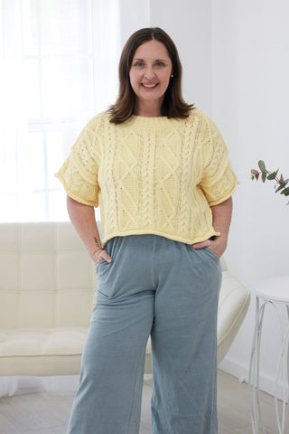 Bound to You Butter Yellow Sweater