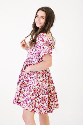 Blooms & Brunch Floral Print Poplin Dress