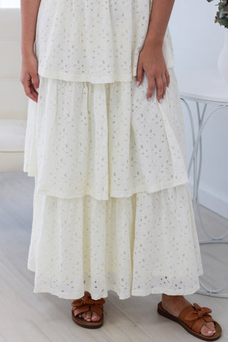Peaches & Cream Maxi Dress