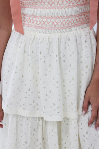 Peaches & Cream Maxi Dress