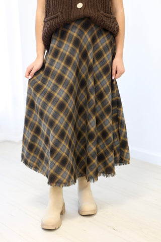 Fit for Fall Plaid Skirt