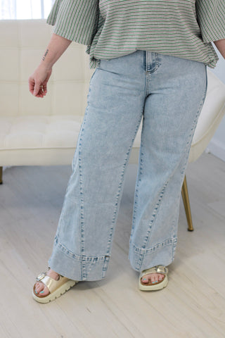 Here With Me Light Wash Jeans