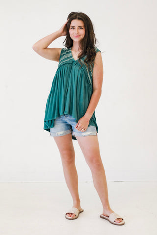 My Favorite Undertone Sand Tank in Evergreen