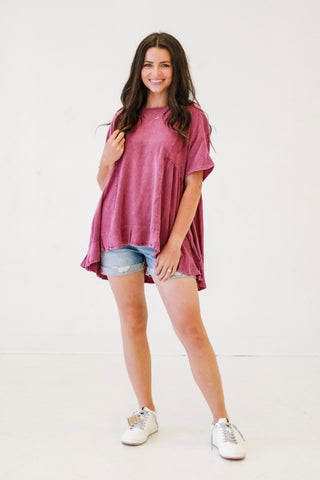 Picnic in the Park Top in Mulberry