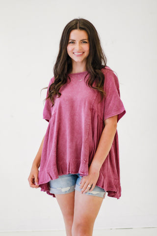 Picnic in the Park Top in Mulberry