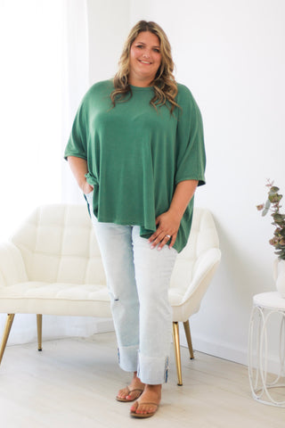 Stay Here Oversized Tee