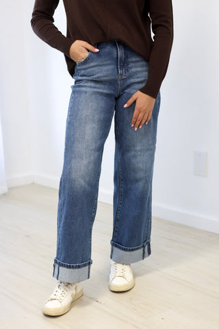 Shake It Up Cuffed Jeans by Risen