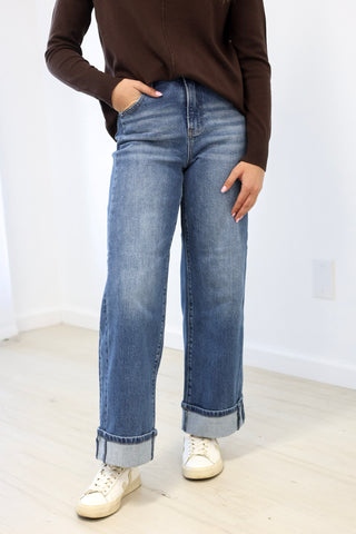 Shake It Up Cuffed Jeans by Risen