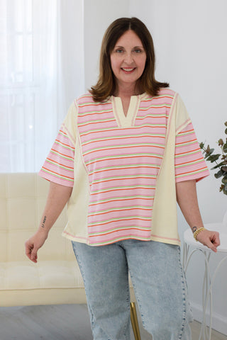 Fun Summer Fling Striped Top