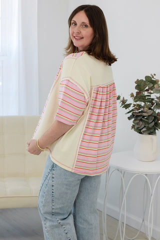 Fun Summer Fling Striped Top