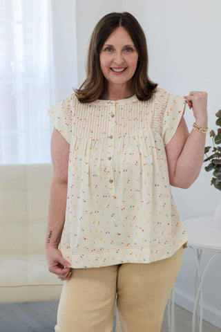 Buy Me Brunch Floral Top