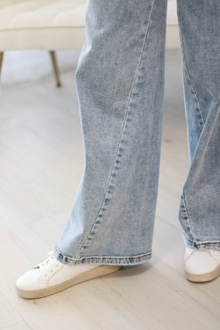 The Rumor Mill Retro Wide Leg Judy Blue Jeans