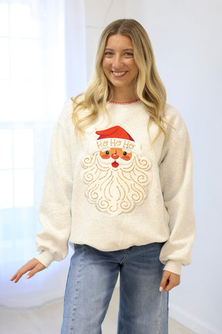 Holiday Magic Santa Pullover