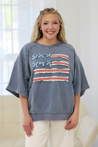 Fun Stars & Stripes Pullover