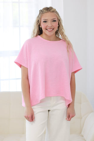 On The Road Again Tee in Pink