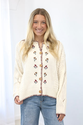 Assignment Understood Cream Cardigan