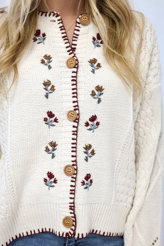 Assignment Understood Cream Cardigan