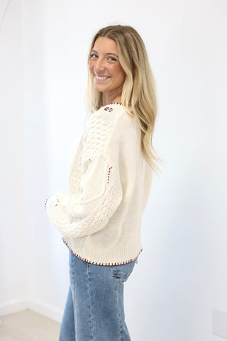 Assignment Understood Cream Cardigan