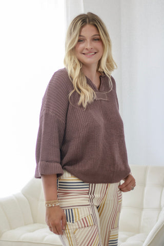 Mocha Moves Knit Sweater