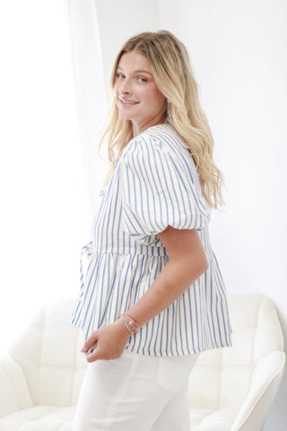 Adding a Bow Tie-Front Blouse