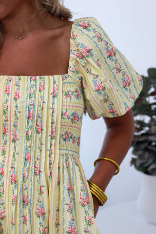 Life is Good Yellow Maxi Dress