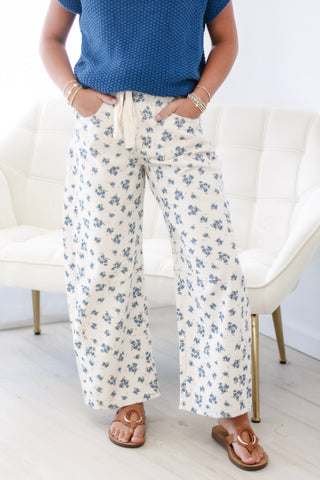 Budding Romance Floral Pants