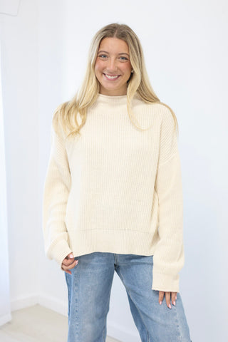 The Love of My Life Oatmeal Sweater