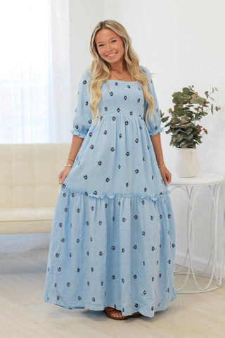 Sincerely Yours Floral Maxi Dress