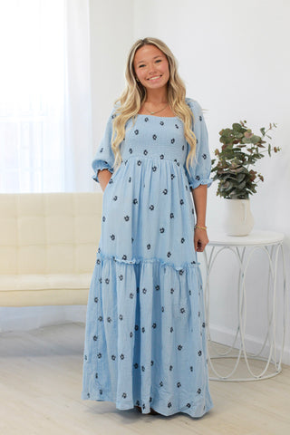 Sincerely Yours Floral Maxi Dress
