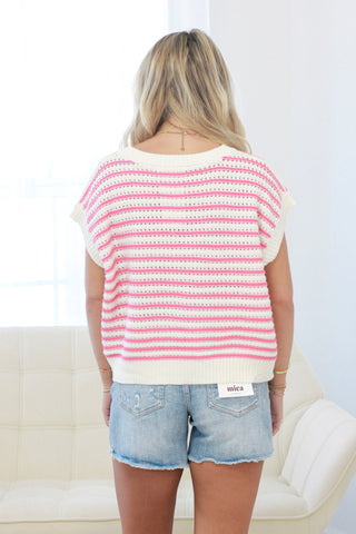 Adored by You Striped Sweater