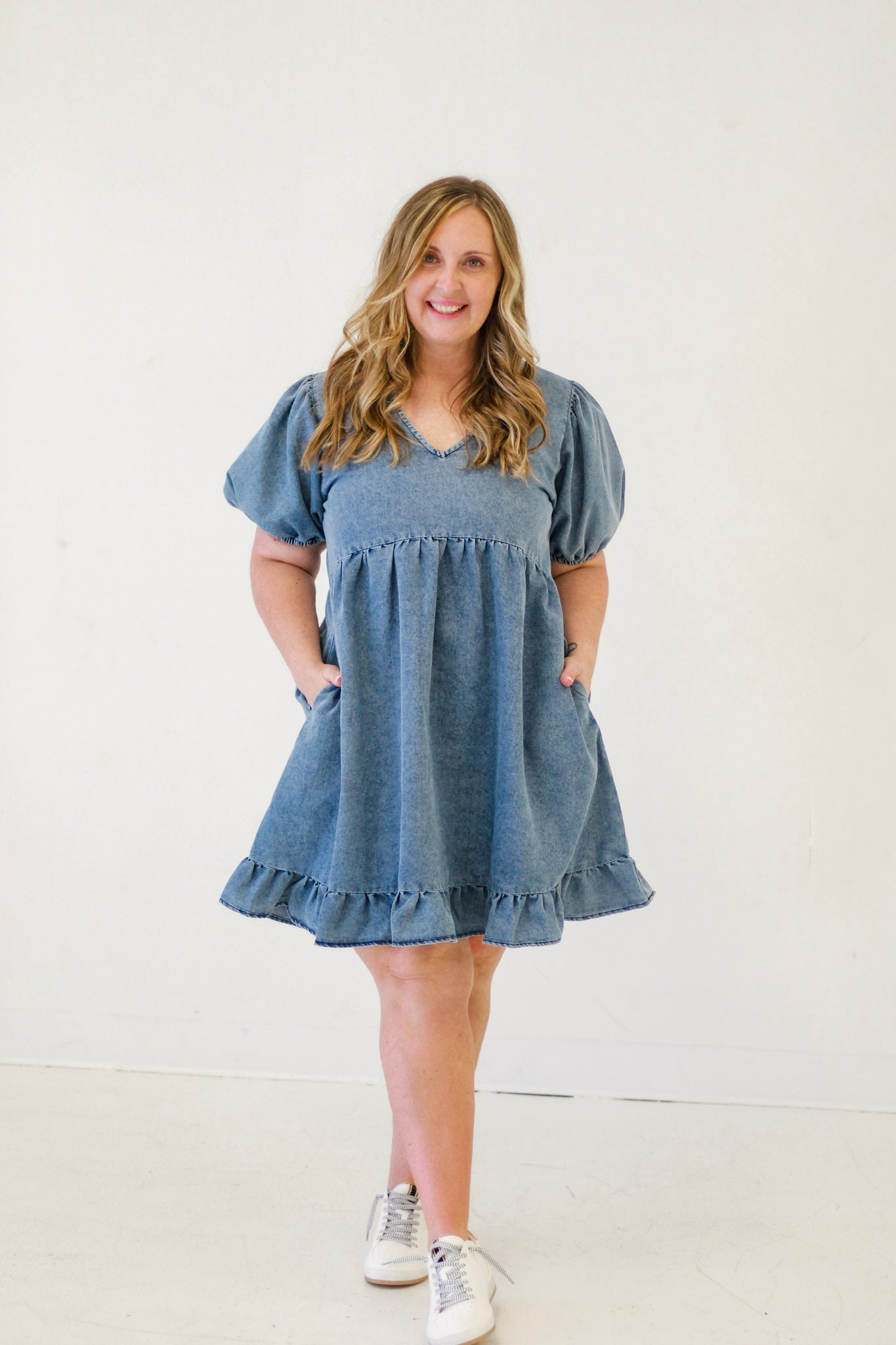 Can't Do Without You Denim Dress  Allure Clothing Boutique