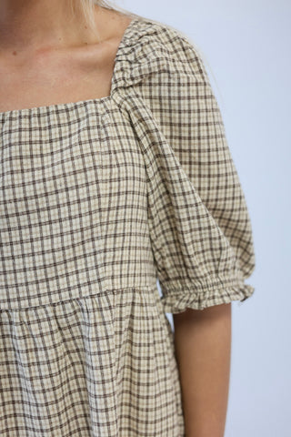 Falling For This Plaid Mini Dress