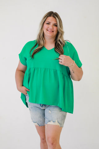 Cruise Into You Top in Sea Green