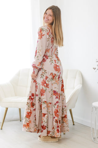 Pictured This Fall Floral Dress