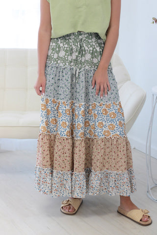 Dazed by You Floral Skirt