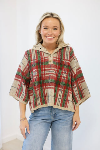 Plaid About You Christmas Sweater