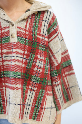 Plaid About You Christmas Sweater