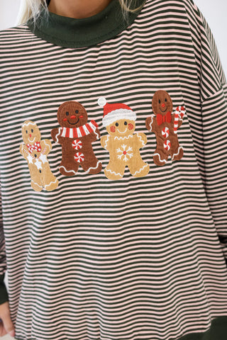 Gingerbread Man Stripe Set