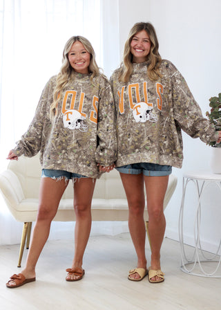 First Down Favorite Camo Mock Neck