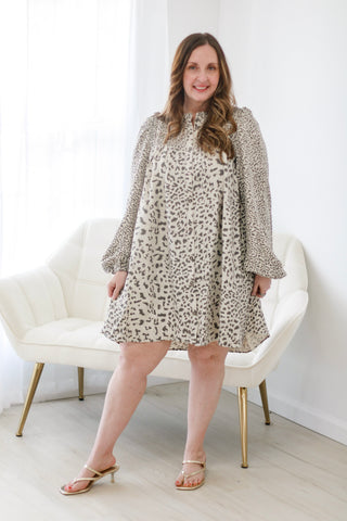 Roam Free Animal Printed Swing Dress