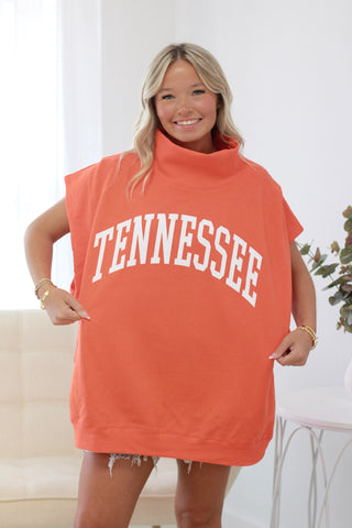 Tennessee Tailgate Muscle Top in Orange