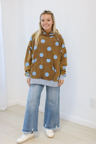 With Love Polka Dot Pullover
