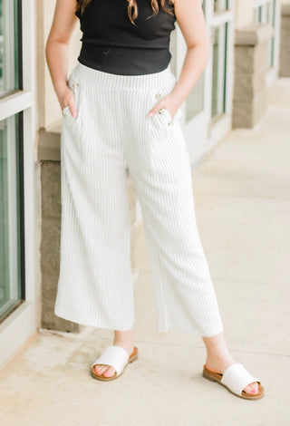 Something Striped Linen Pants